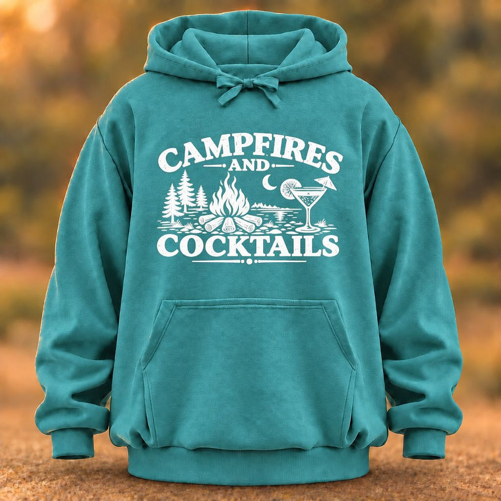 Campfires And Cocktails Hoodie