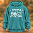 Campfires And Cocktails Hoodie