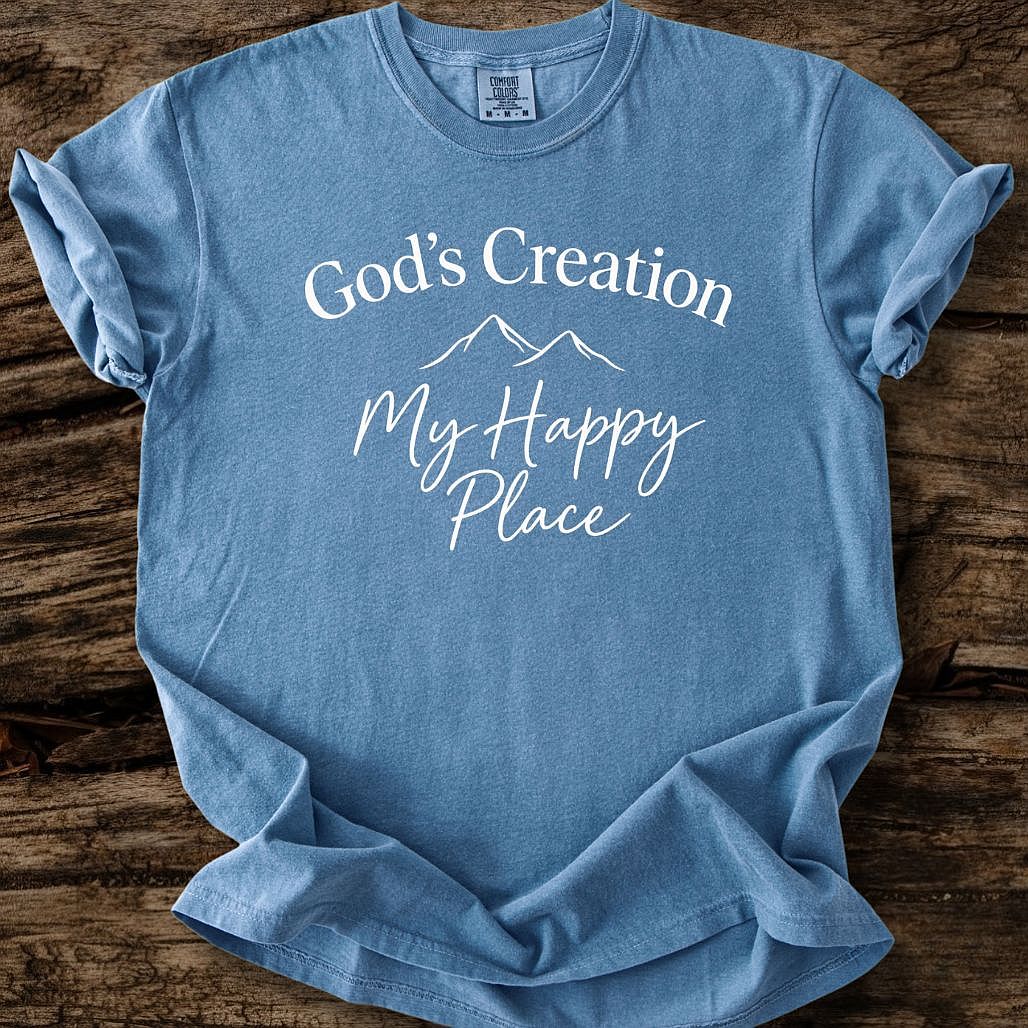 God's Creation My Happy Place T-Shirt