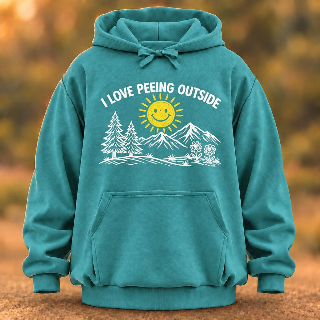 I Love Peeing Outside Hoodie