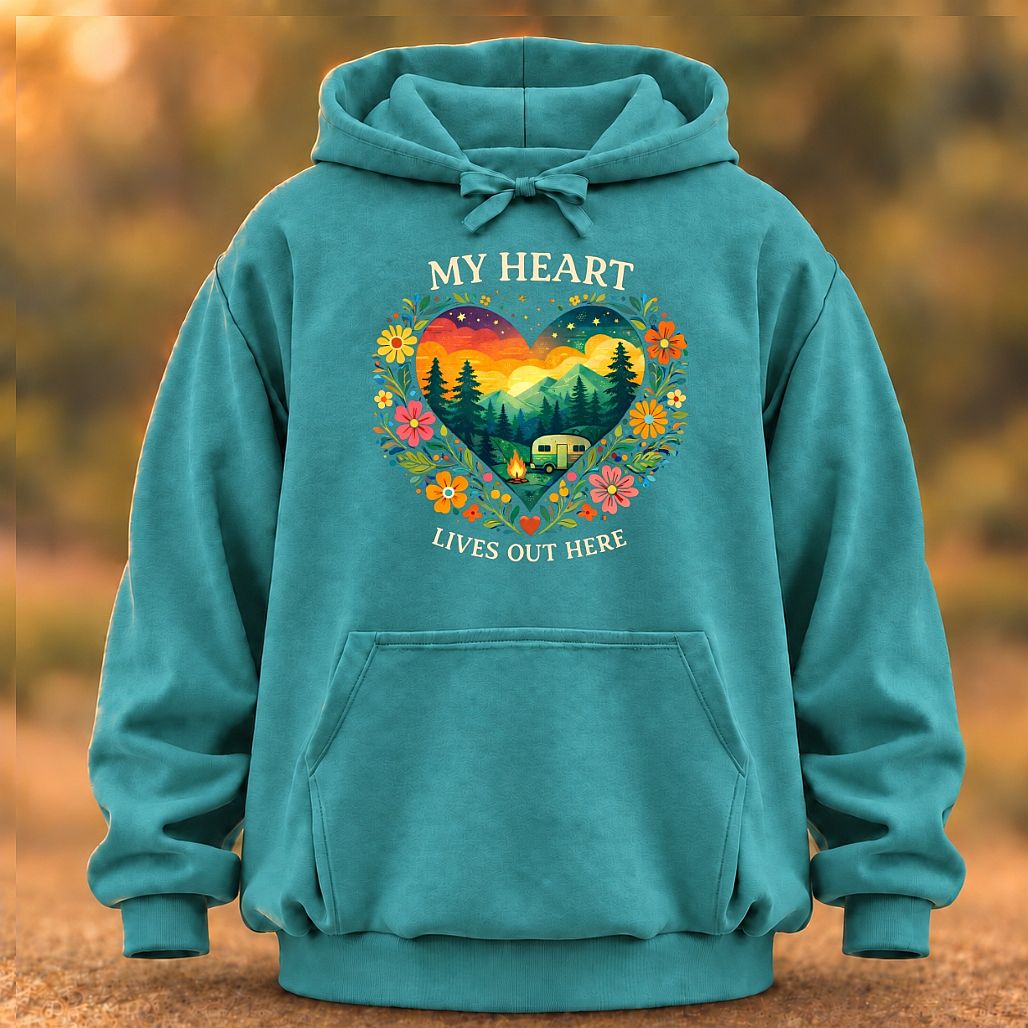 My Heart Lives Out Here Hoodie