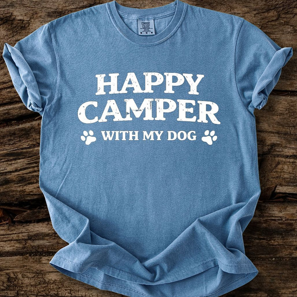 Happy Camper With My Dog T-Shirt