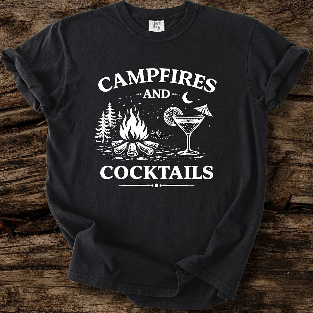 Campfires And Cocktails T-Shirt
