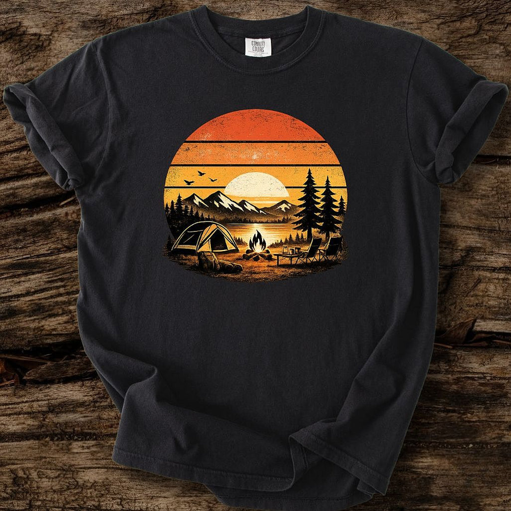 Retro Sunset Camp T-Shirt