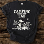 Camping With My Lab T-Shirt