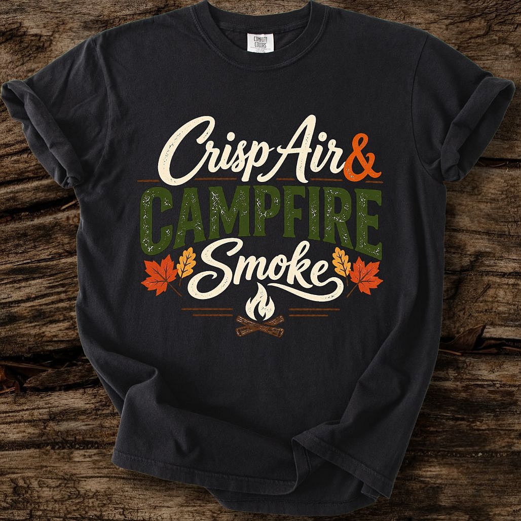 Crisp Air & Campfire Smoke T-Shirt