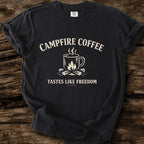 Campfire Coffee Tastes Like Freedom T-Shirt