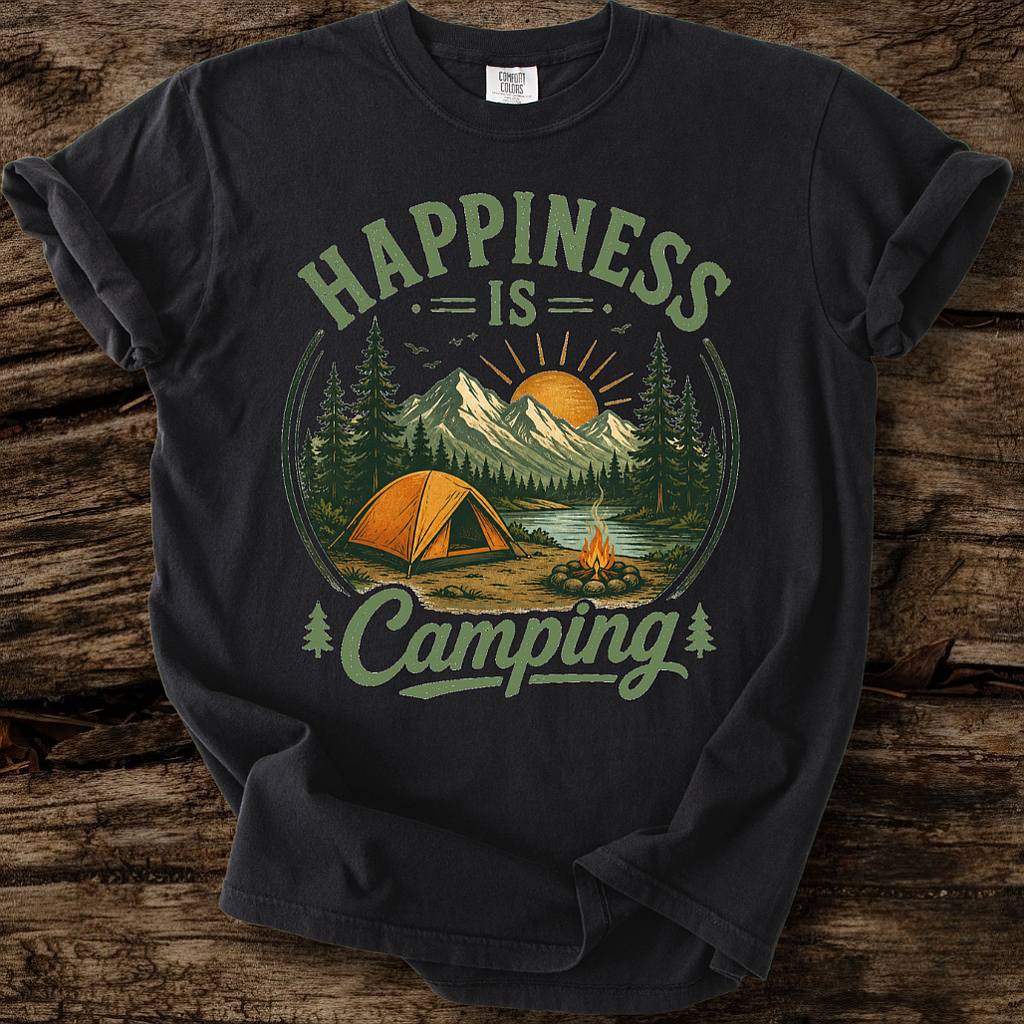 Happiness Is Camping T-Shirt