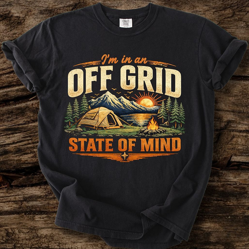 Off Grid State Of Mind (Color) T-Shirt