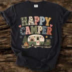 Happy Camper Faux Patchwork T-Shirt