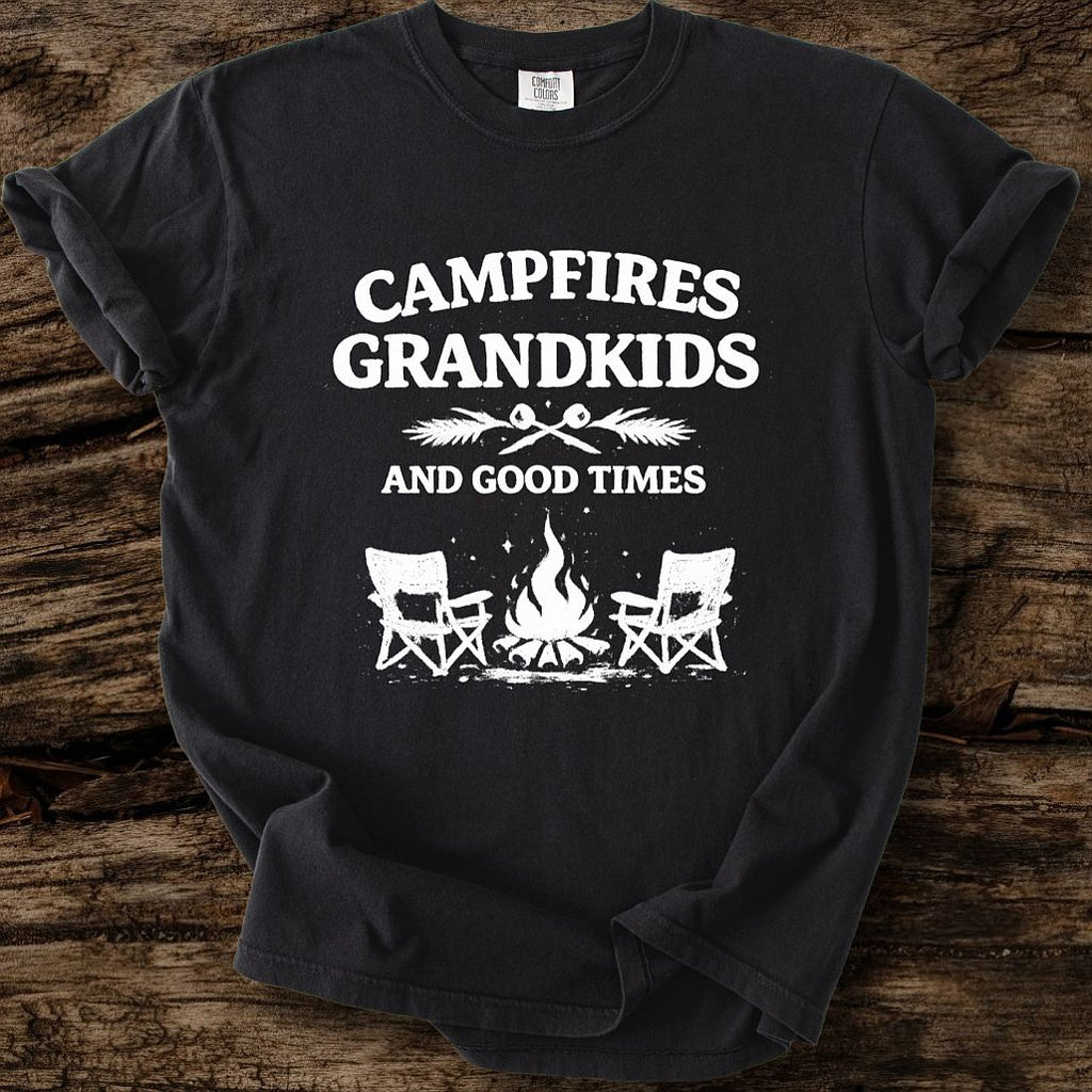 Campfires, Grandkids, & Good Times T-Shirt