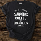 Campfires, Coffee, & Grandkids T-Shirt
