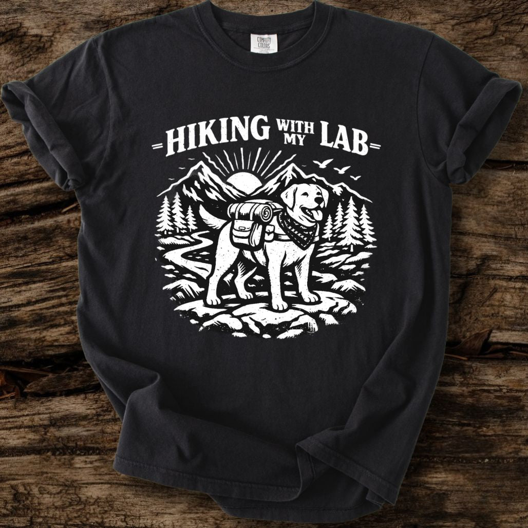 Hiking With My Lab T-Shirt