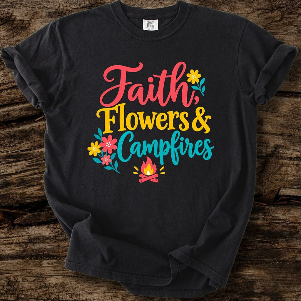 Faith Flowers & Campfires T-Shirt