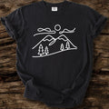 Open Range White Print Tee