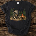 Camp Raccoon Faux Patchwork Tee