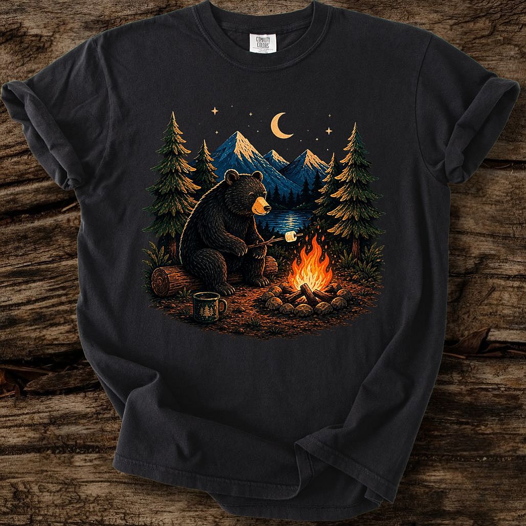 Campfire Bear T-Shirt