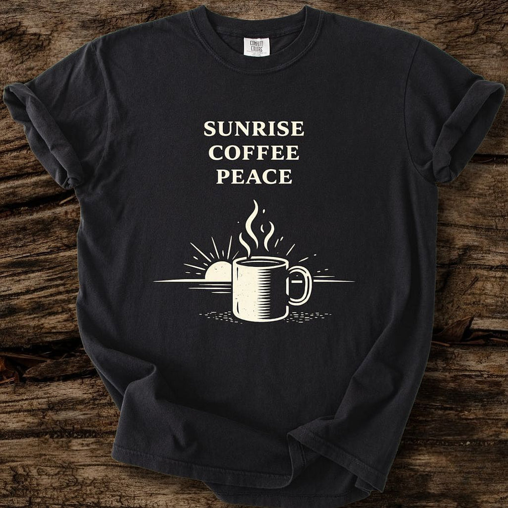 Sunrise Coffee Peace T-Shirt