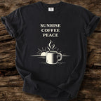 Sunrise Coffee Peace T-Shirt