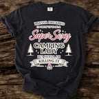 Super Sexy Camping Lady T-Shirt
