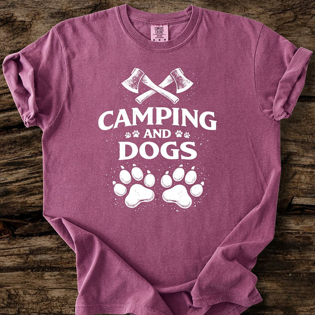 Camping And Dogs T-Shirt