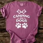 Camping And Dogs T-Shirt