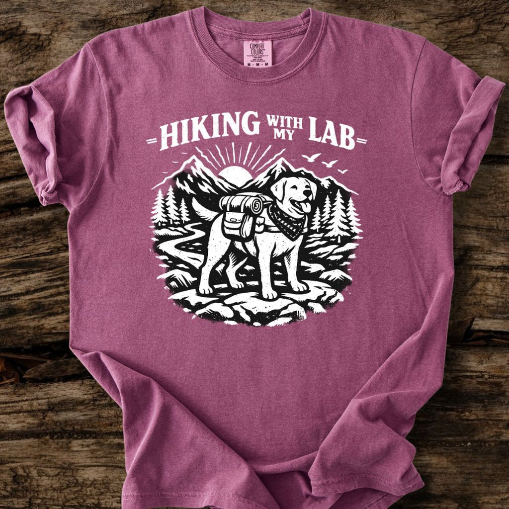Hiking With My Lab T-Shirt