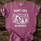 Tent Life - No Regrets T-Shirt