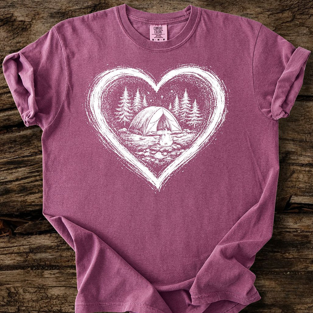 Camping Heart T-Shirt