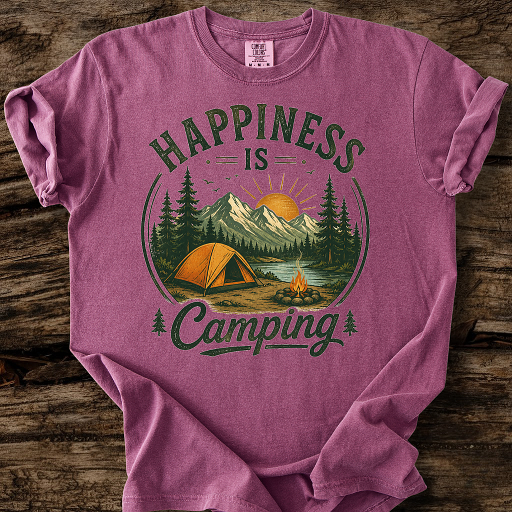 Happiness Is Camping T-Shirt
