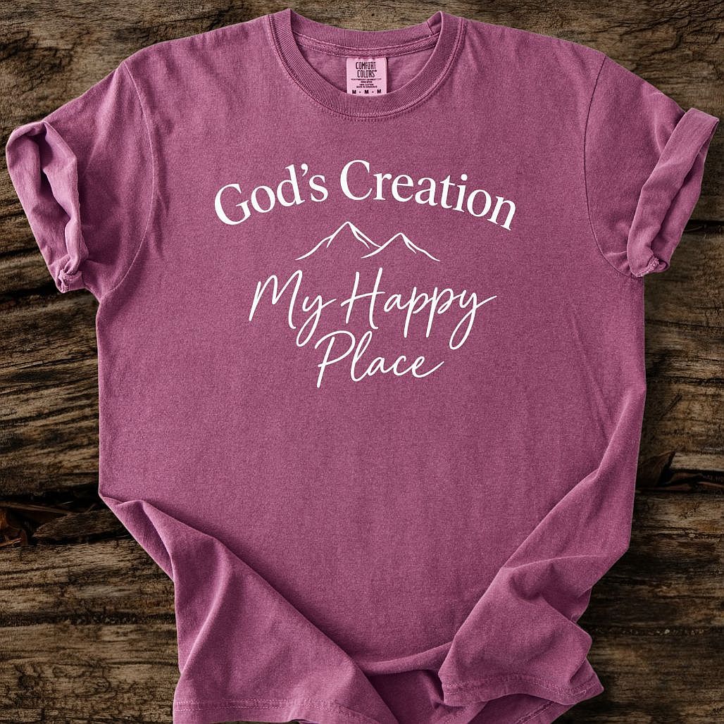 God's Creation My Happy Place T-Shirt