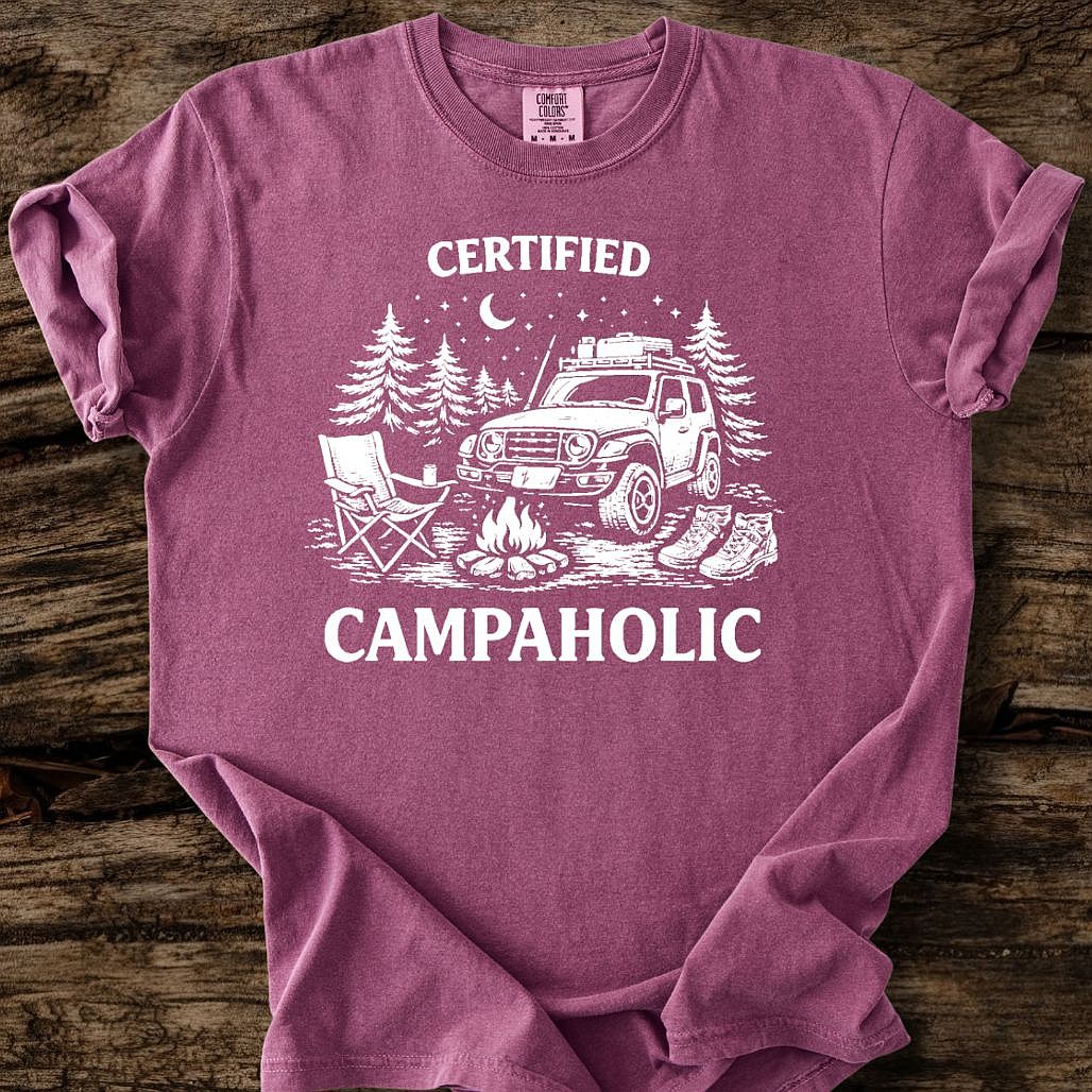 Certified Campaholic T-Shirt