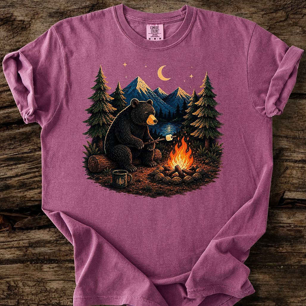 Campfire Bear T-Shirt