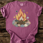 Campfire Faux Patchwork T-Shirt