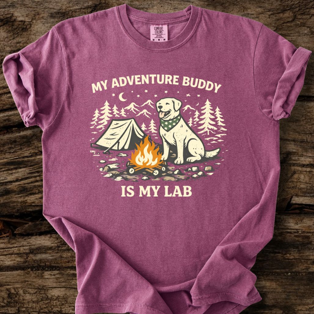 My Adventure Buddy Is My Lab T-Shirt