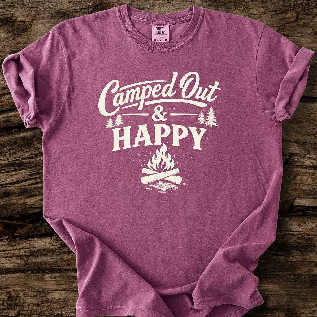 Camped Out & Happy T-Shirt