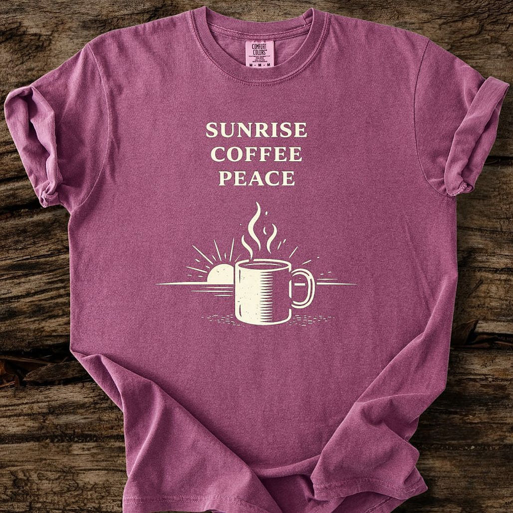 Sunrise Coffee Peace T-Shirt