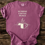 Sunrise Coffee Peace T-Shirt