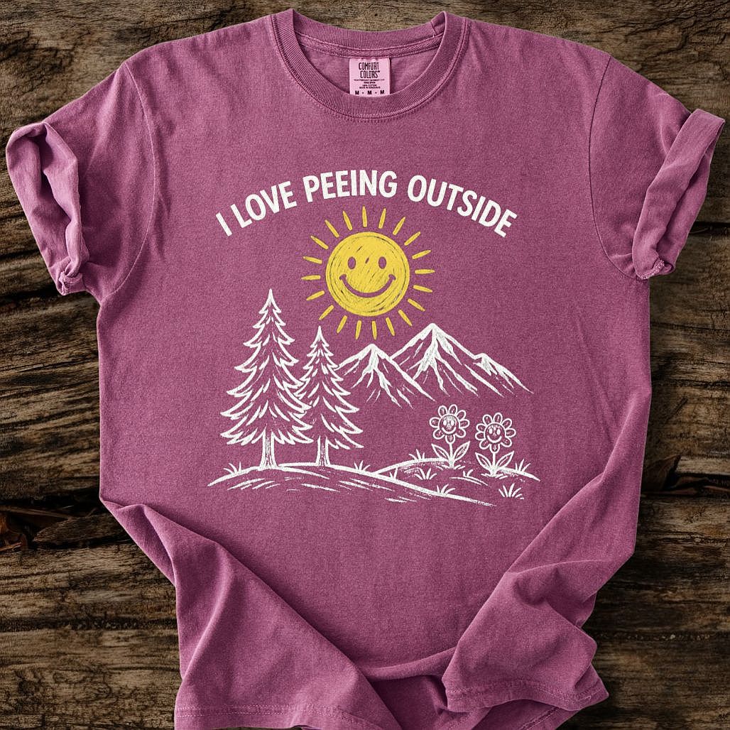 I Love Peeing Outside T-Shirt