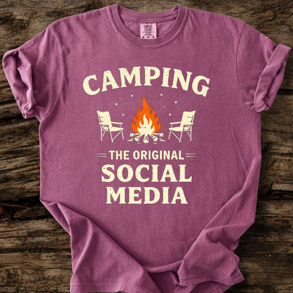 Camping: The Original Social Media T-Shirt