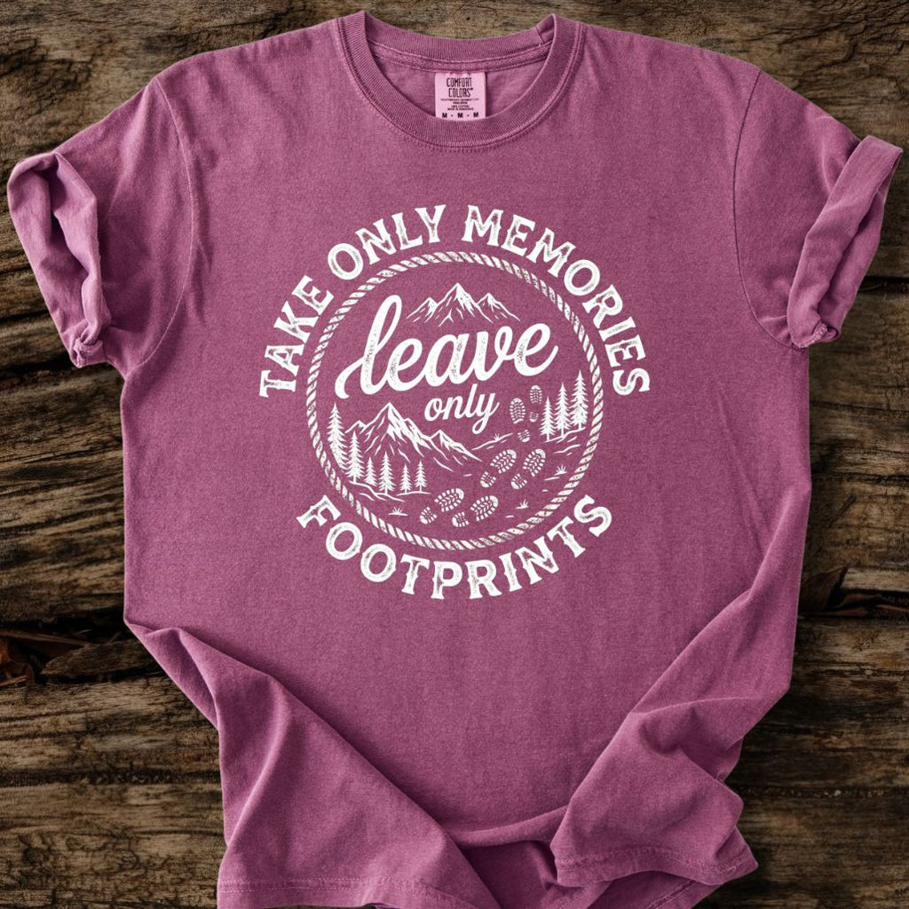 Take Only Memories, Leave Only Footprints T-Shirt