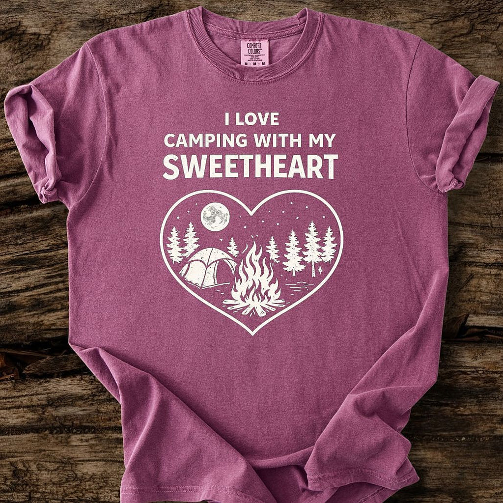 Camping With My Sweetheart T-Shirt