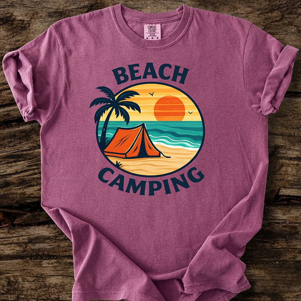 Beach Camping T-Shirt