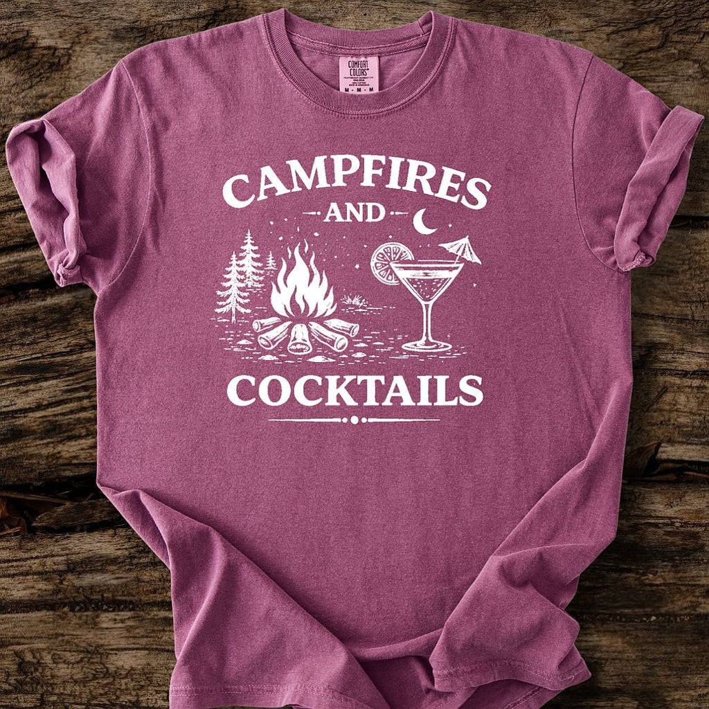 Campfires And Cocktails T-Shirt
