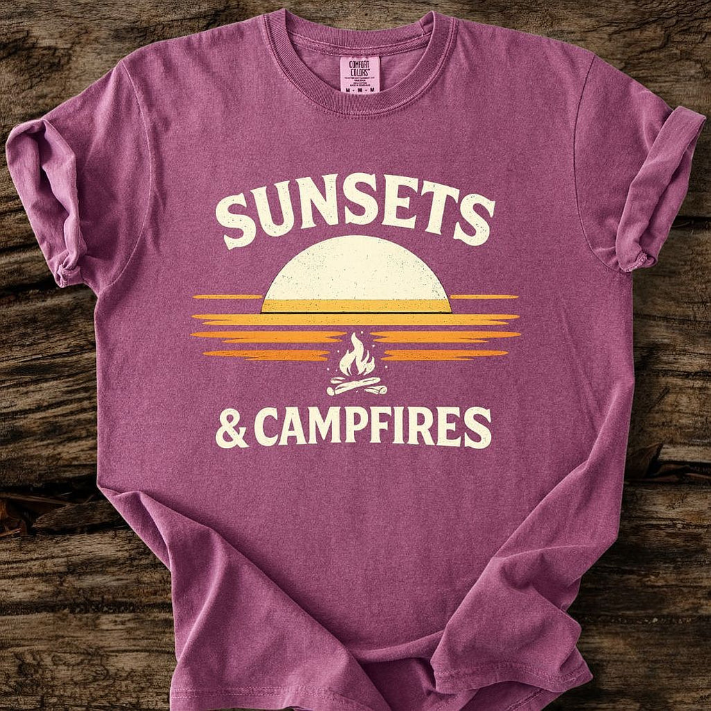 Sunsets & Campfires T-Shirt