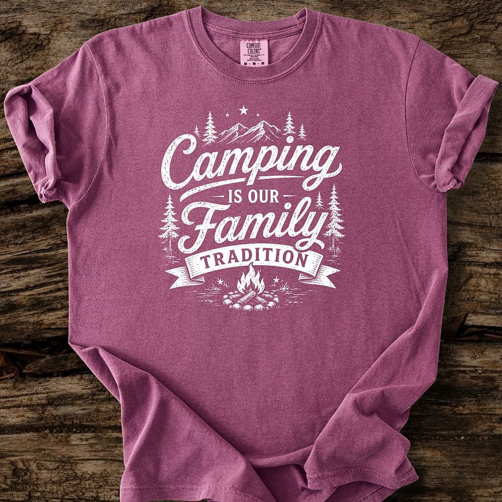 Camping Is Our Family Tradition T-Shirt
