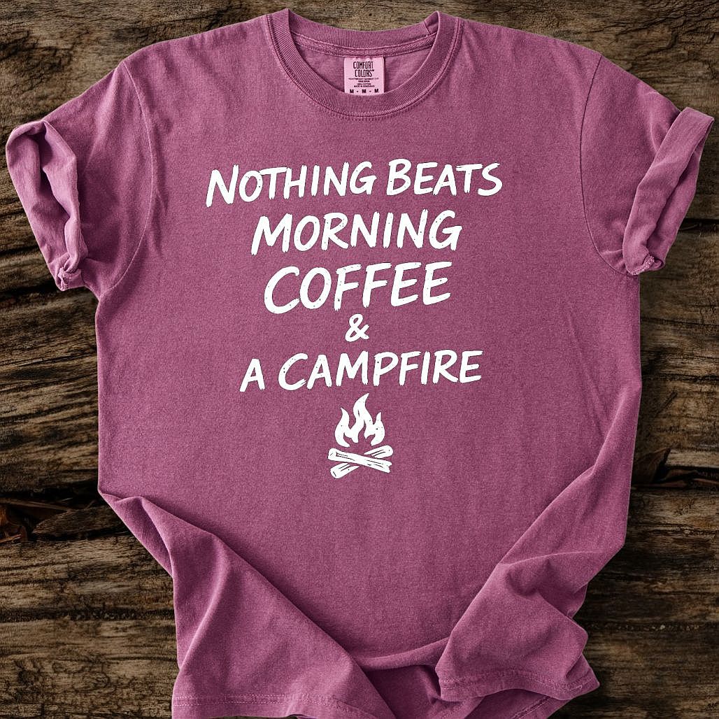 Morning Coffee & Campfire T-Shirt