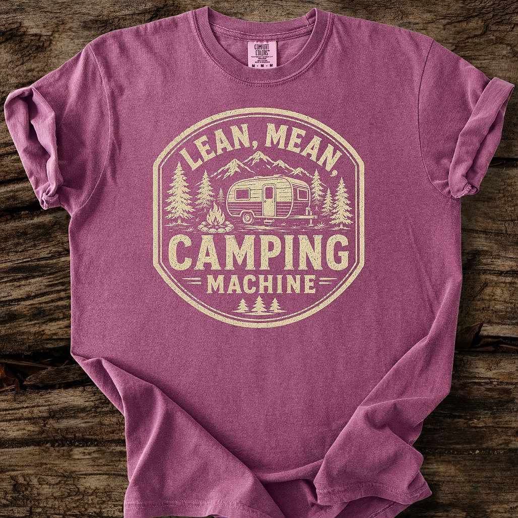 Lean Mean Camping Machine T-Shirt