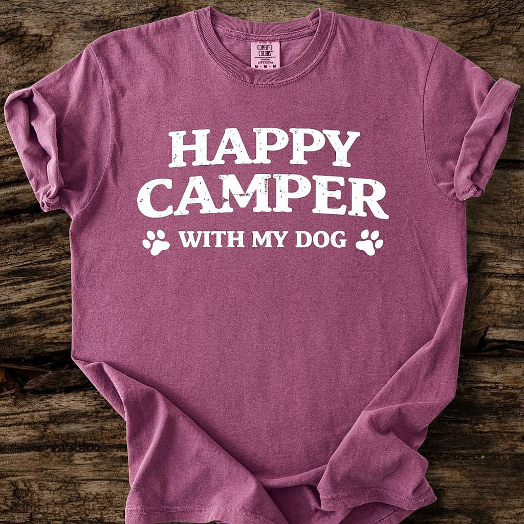 Happy Camper With My Dog T-Shirt